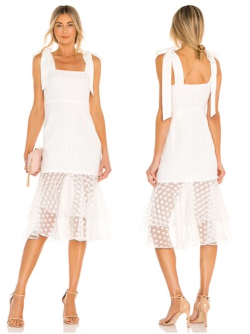 Lovers + Friends Day Keeper Midi Dress ▫️⚜️🤍